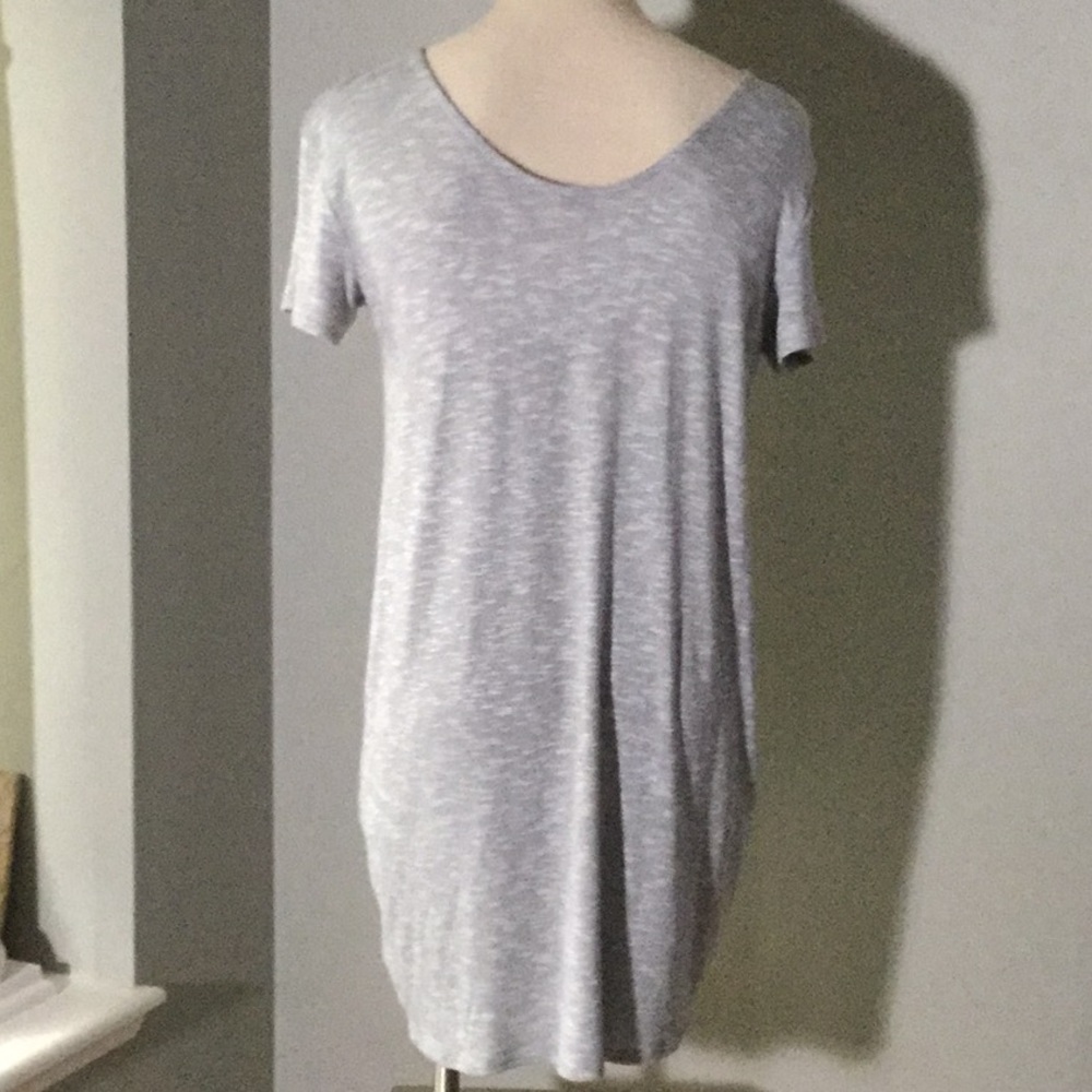 Juicy couture heather gray criss cross dress sz L - Picture 4 of 7